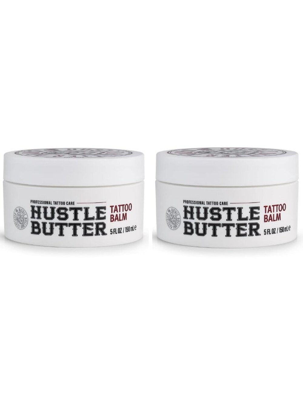 Tattoo Butter for Healing & Care – Vegan Soothing Lubrication – 5 oz (2 Pack)